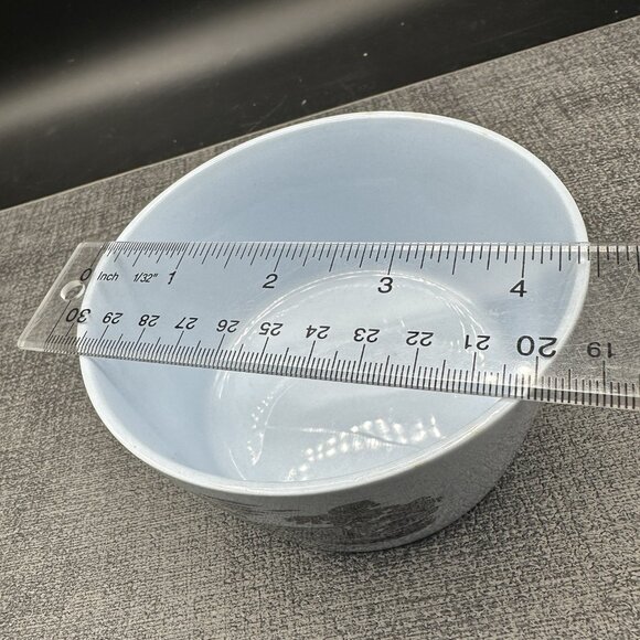 Copeland Spode Small Bowl Blue Rural Scene Duncan Transferware Farmhouse England - Picture 9 of 10